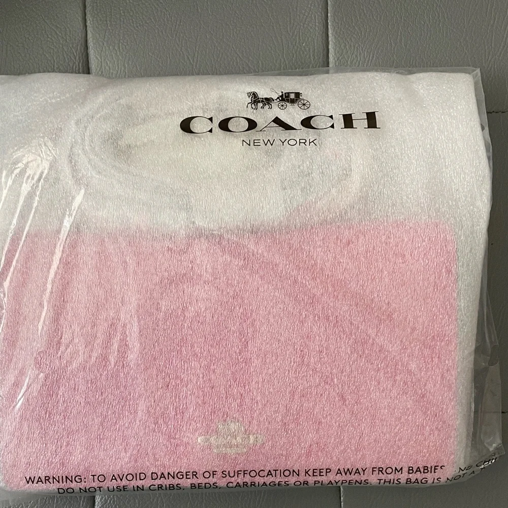 COACH Anna Foldover Clutch Crossbody With Chain